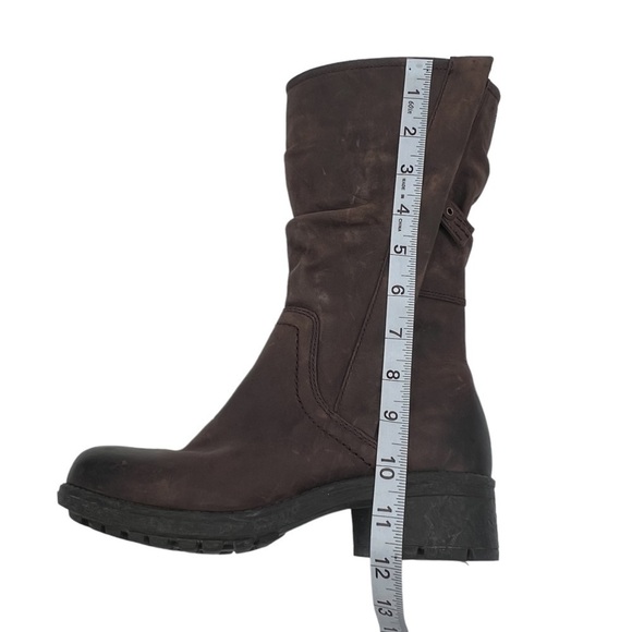 NWT Clarks Women's Brown Leather Mani Juniper Side Zip Boots Size 7M - Picture 13 of 16